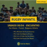 Rugby Infantil: Encuentro ante Pucará y Belgrano